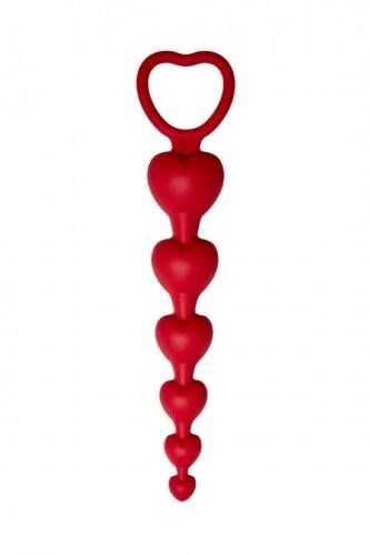 Анальная цепочка Love Beam (бордовый) от компании Секс шоп "More Amore" - фото 1