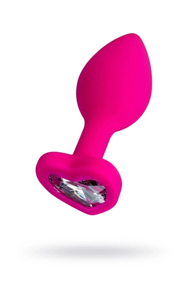 Анальная втулка ToDo by Toyfa Diamond Heart розовая от компании Секс шоп "More Amore" - фото 1