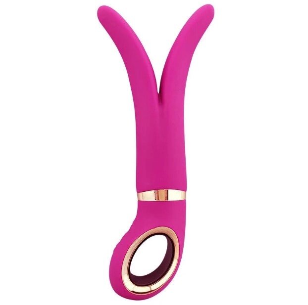 Анатомический вибромассажер Lealso NATALI 24 см (розовый) от компании Секс шоп "More Amore" - фото 1