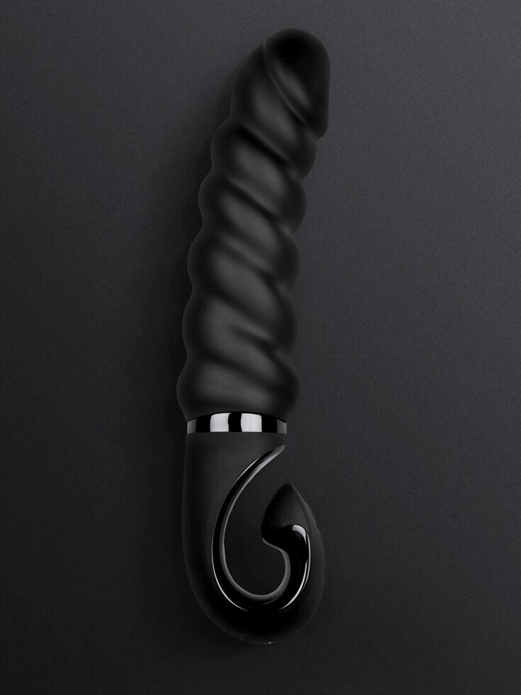 Анатомический витой вибратор Gvibe Gjack 2 черный (22*3.7 см.) от компании Секс шоп "More Amore" - фото 1