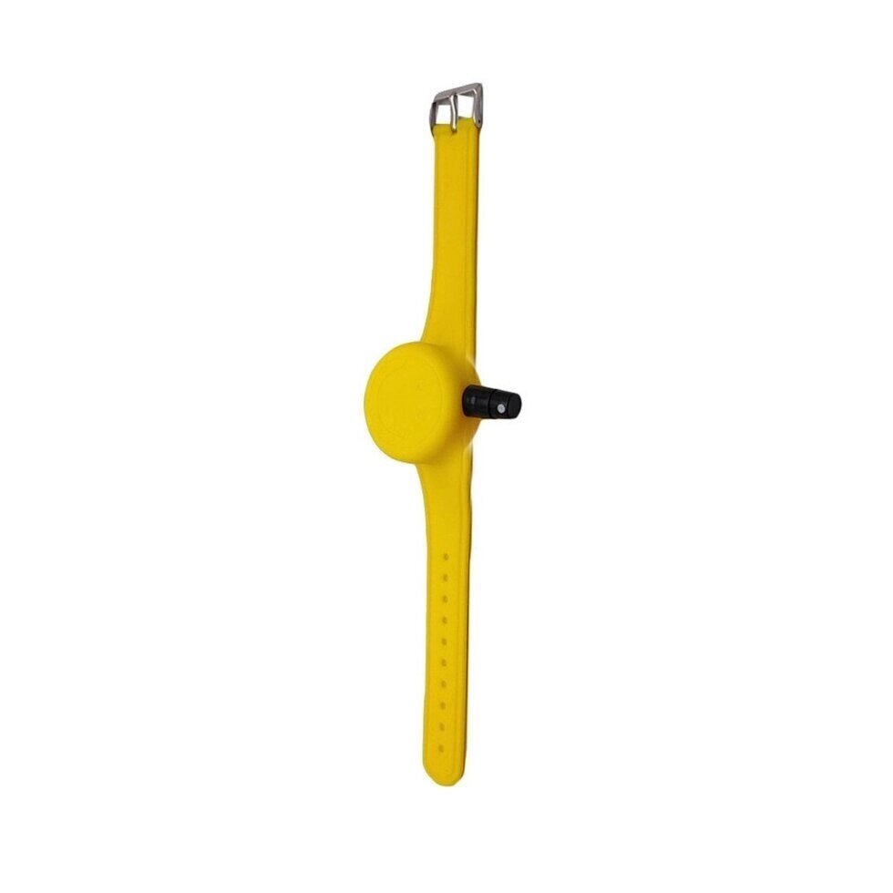 Антисептический браслет для рук - жёлтый от компании Секс шоп "More Amore" - фото 1