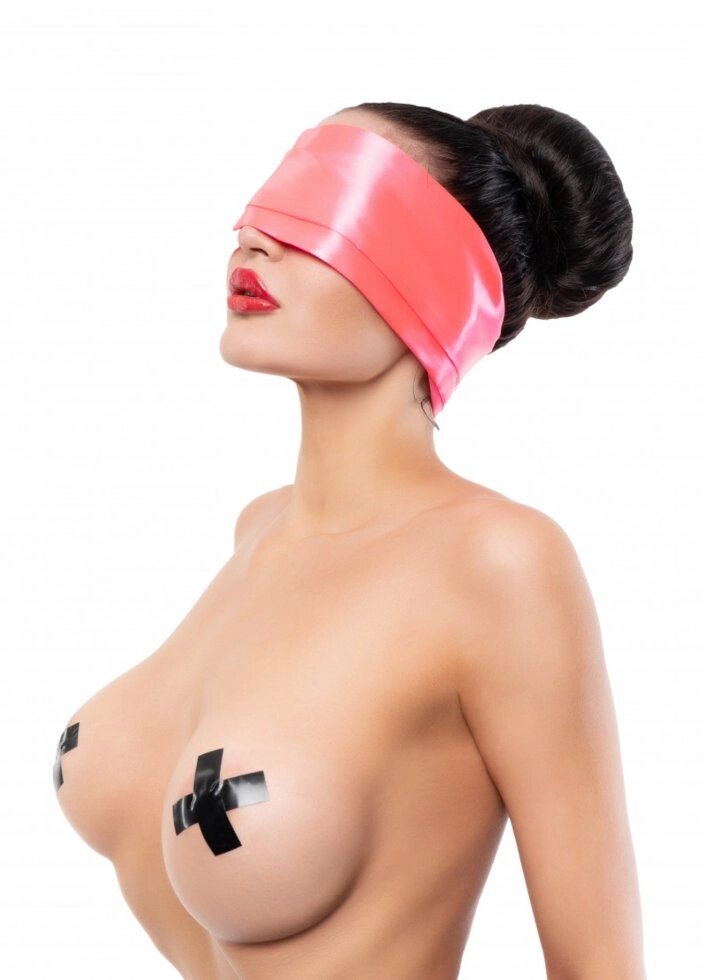 Атласная лента для связывания розовая от компании Секс шоп "More Amore" - фото 1