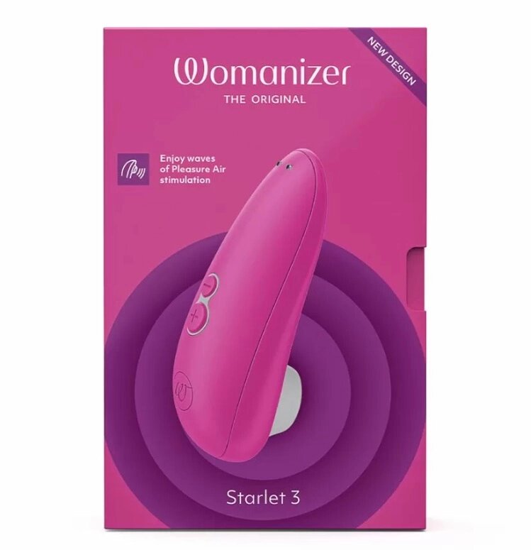 Бесконтактный клиторальный стимулятор W-Starlet 3 розовый от компании Секс шоп "More Amore" - фото 1