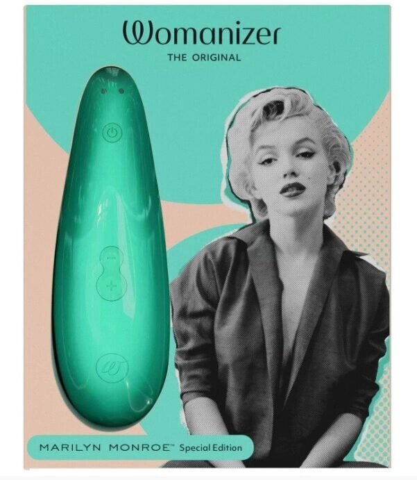 Бесконтактный клиторальный стимулятор Womanizer Classic 2 - Marilyn Monroe (мятный) от компании Секс шоп "More Amore" - фото 1