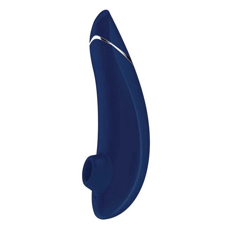 Бесконтактный клиторальный стимулятор Womanizer Premium синий от компании Секс шоп "More Amore" - фото 1