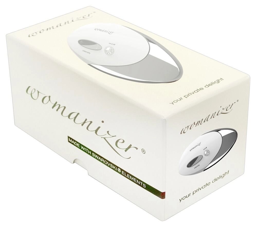 Бесконтактный клиторальный стимулятор Womanizer Pro белый от компании Секс шоп "More Amore" - фото 1