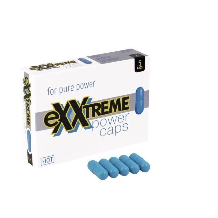 Биологически активная добавка к пище для мужчин eXXtreme power caps (5 шт.) от компании Секс шоп "More Amore" - фото 1