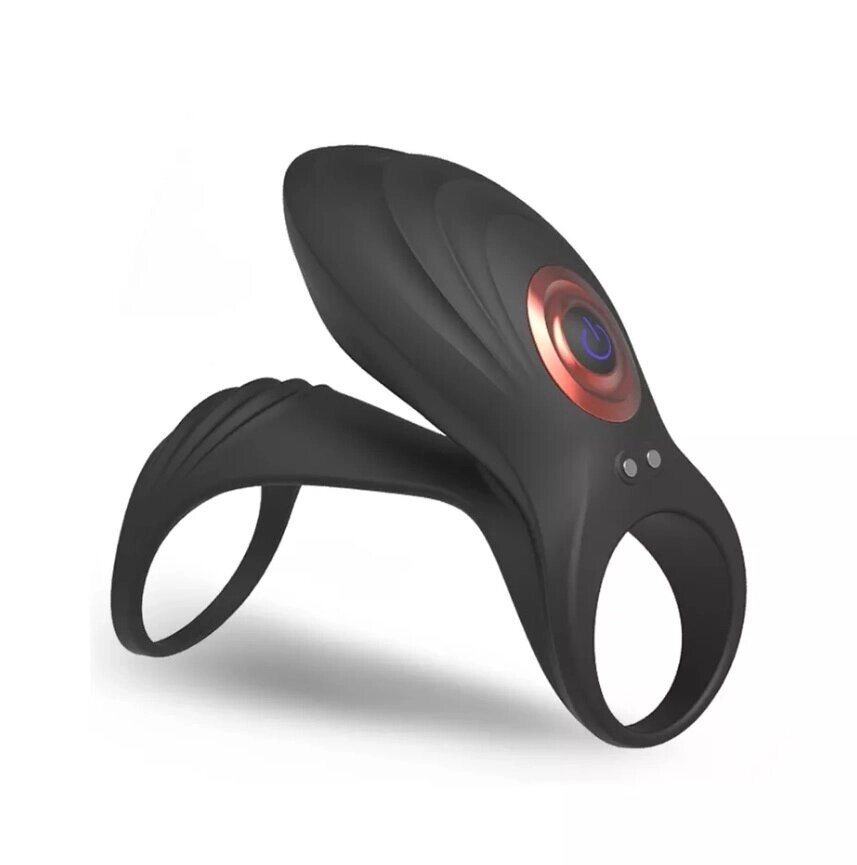 Эрекционное кольцо с вибрацией и воздушной стимуляцией от компании Секс шоп "More Amore" - фото 1