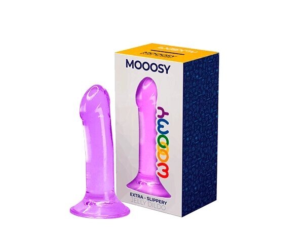 Фаллоимитатор Mooosy фиолетовый (16 * 4,5 см.) от компании Секс шоп "More Amore" - фото 1