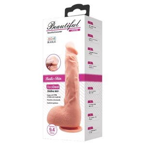 Фаллоимитатор на присоске "Beautiful Jason Dildo"24*4,1 см)