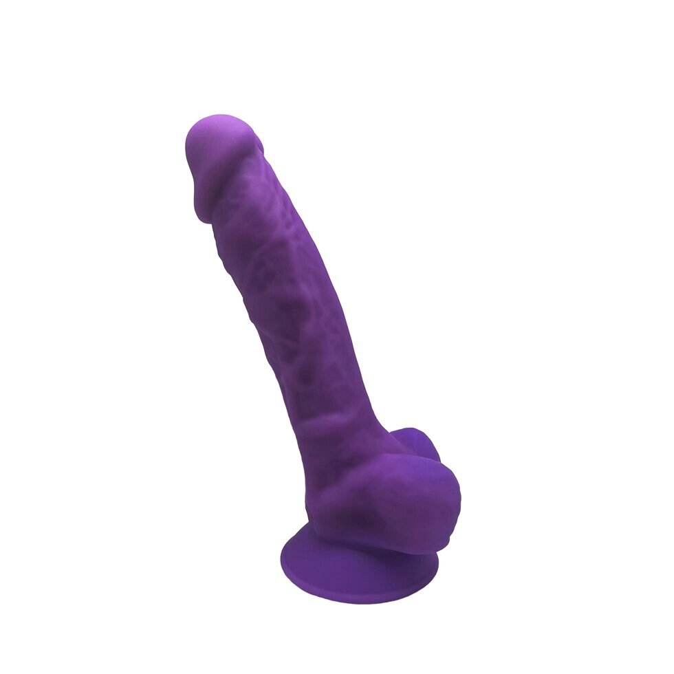 Фаллоимитатор с двойной плотностью Model 1 от SILEXD фиолетовый (17,6*3,5 см.) от компании Секс шоп "More Amore" - фото 1