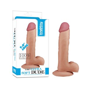 Фаллоимитатор серии Ultra Soft Dude 21,5 Х 4,5 см.