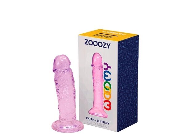 Фаллоимитатор Zooozy розовый от WOOOMY (13,2* 3,7 см.) от компании Секс шоп "More Amore" - фото 1
