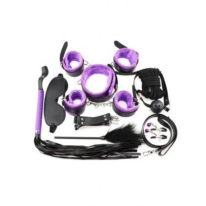 Фетиш набор Sexy Bondage Black/Purple (10) от компании Секс шоп "More Amore" - фото 1
