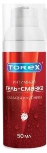 Гель-смазка TOREX Сладкая клубника 50мл.