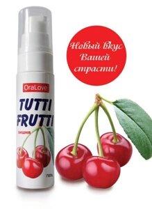 Гель "TUTTI-frutti вишня" серии "oralove" 30г