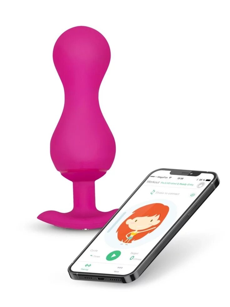 Gvibe Gballs 3 App Petal Rose - умный тренажёр Кегеля, 8х3 см от компании Секс шоп "More Amore" - фото 1