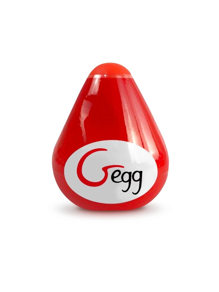 Gvibe Gegg Red - яйцо-мастурбатор, 6.5х5 см. красный от компании Секс шоп "More Amore" - фото 1