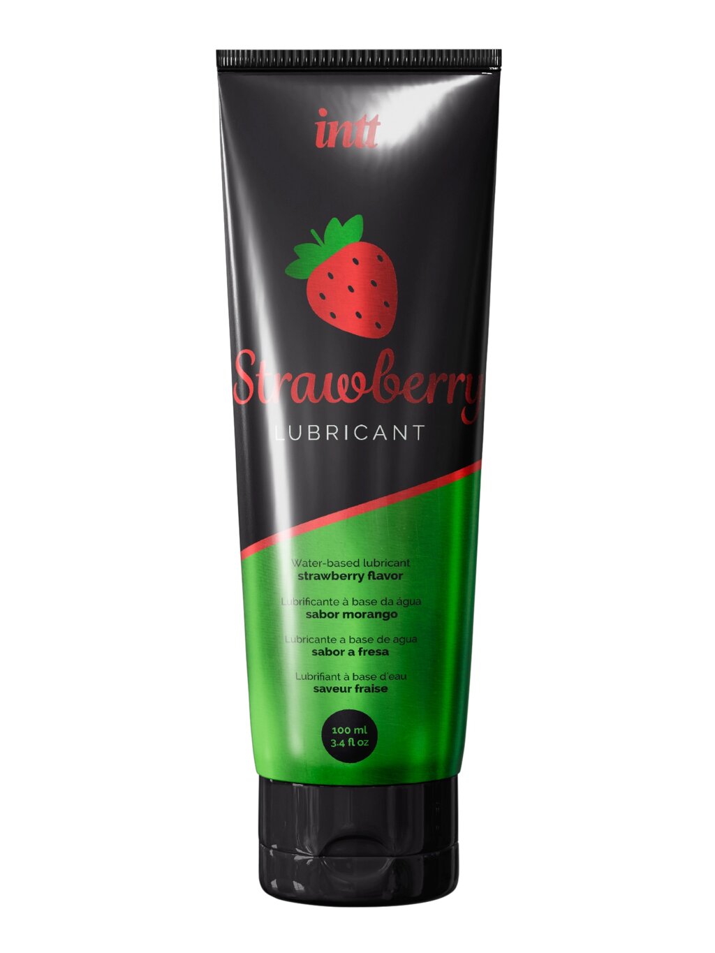 Intt Strawberry Lubricant - оральный лубрикант с ароматом и вкусом клубники (100 мл.) от компании Секс шоп "More Amore" - фото 1