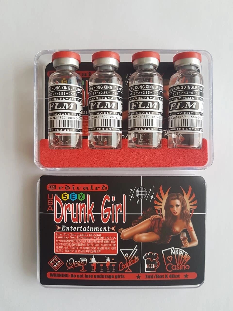 Капли DRUNK GIRL капли (1 шт. 10 мл.) от компании Секс шоп "More Amore" - фото 1