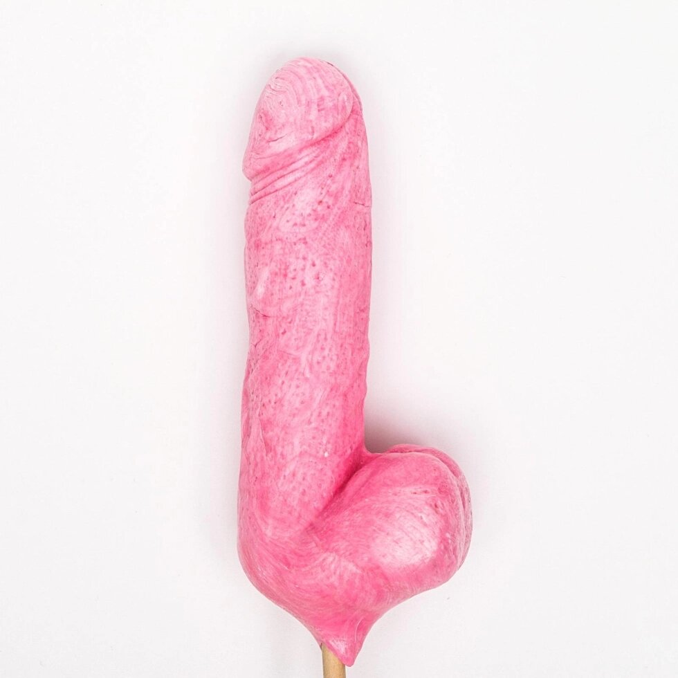 Карамель на палочке «Мега Мистер» розовый, 140 г от компании Секс шоп "More Amore" - фото 1