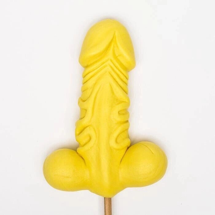 Карамель на палочке «Влечение», жёлтый, 140 г от компании Секс шоп "More Amore" - фото 1