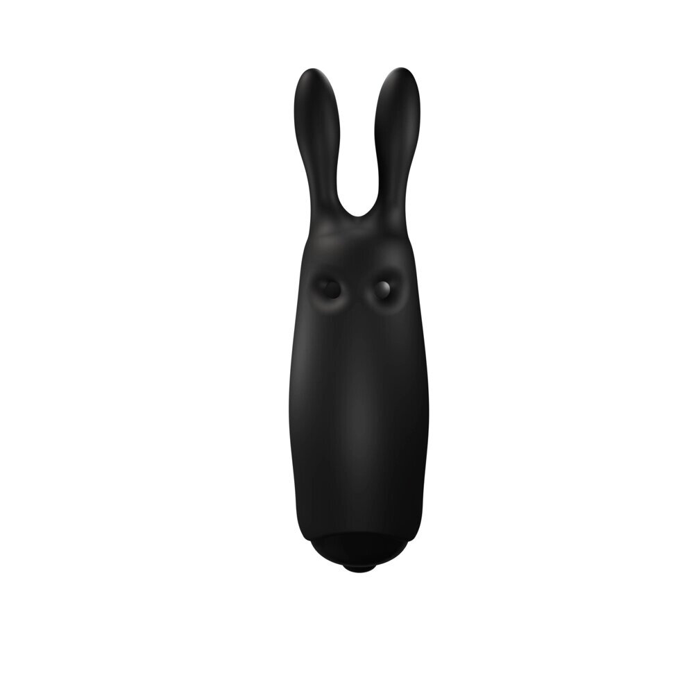 Карманный вибратор-кролик Rabbit Adrien Lastic черный от компании Секс шоп "More Amore" - фото 1