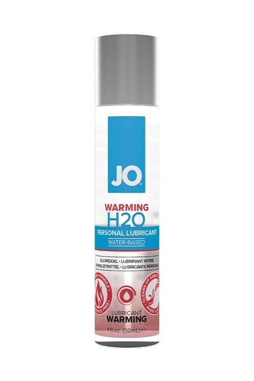 Классический согревающий лубрикант на водной основе / JO H2O Warming 1oz - 30 мл. от компании Секс шоп "More Amore" - фото 1