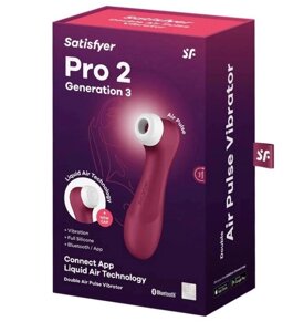 Клиторальный стимулятор Satisfyer Pro 2 Generation 3 с функцией Liquid Air и подключением к Satisfyer App