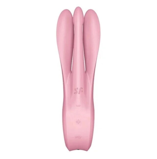 Клиторальный вибростимулятор Satisfyer Threesome 1 розовый от компании Секс шоп "More Amore" - фото 1