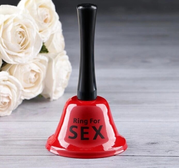 Колокольчик настольный "Ring for a sex" от компании Секс шоп "More Amore" - фото 1