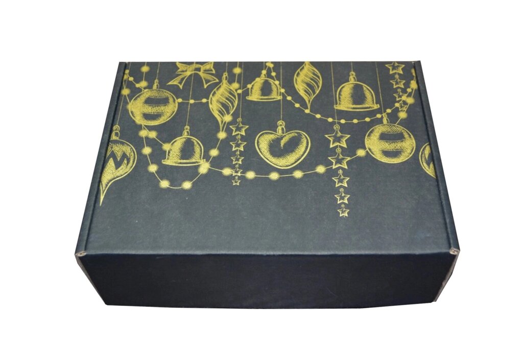Коробка "Гирлянда" черная (230*170*80) от компании Секс шоп "More Amore" - фото 1