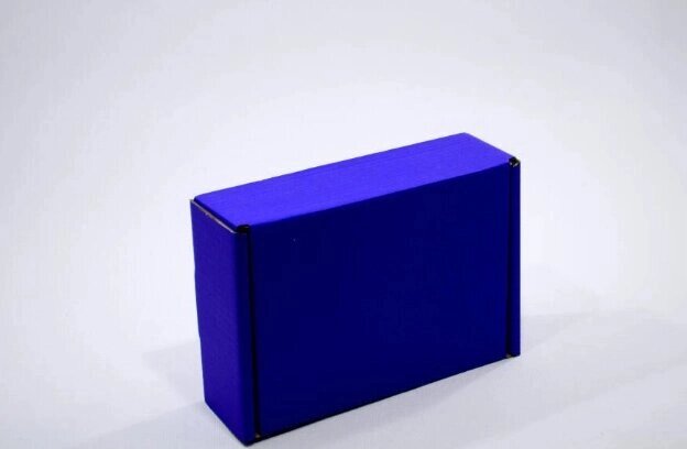 Коробка синяя подарочная (230*170*75 мм.) от компании Секс шоп "More Amore" - фото 1