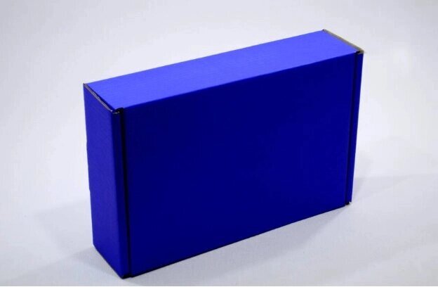 Коробка синяя подарочная (315*215*81 мм.) от компании Секс шоп "More Amore" - фото 1