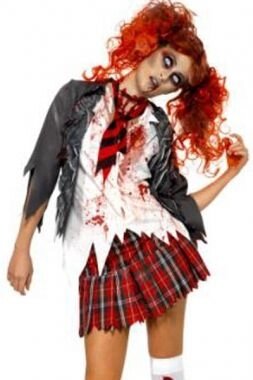 Костюм на хеллоуин "зомби школьница" от компании Секс шоп "More Amore" - фото 1