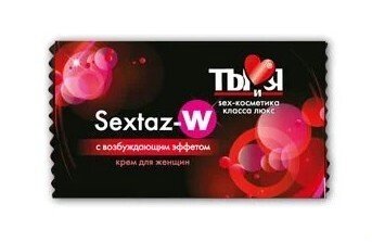 Крем "SEXTAZ-W" для женщин одноразовая упаковка 1,5 г. от компании Секс шоп "More Amore" - фото 1