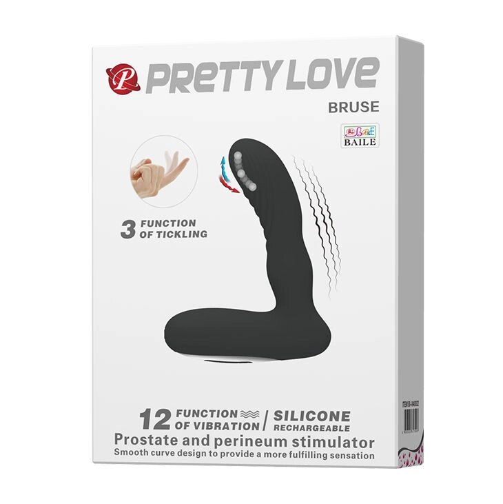 Массажер простаты с зарядным устройством от Pretty Love от компании Секс шоп "More Amore" - фото 1