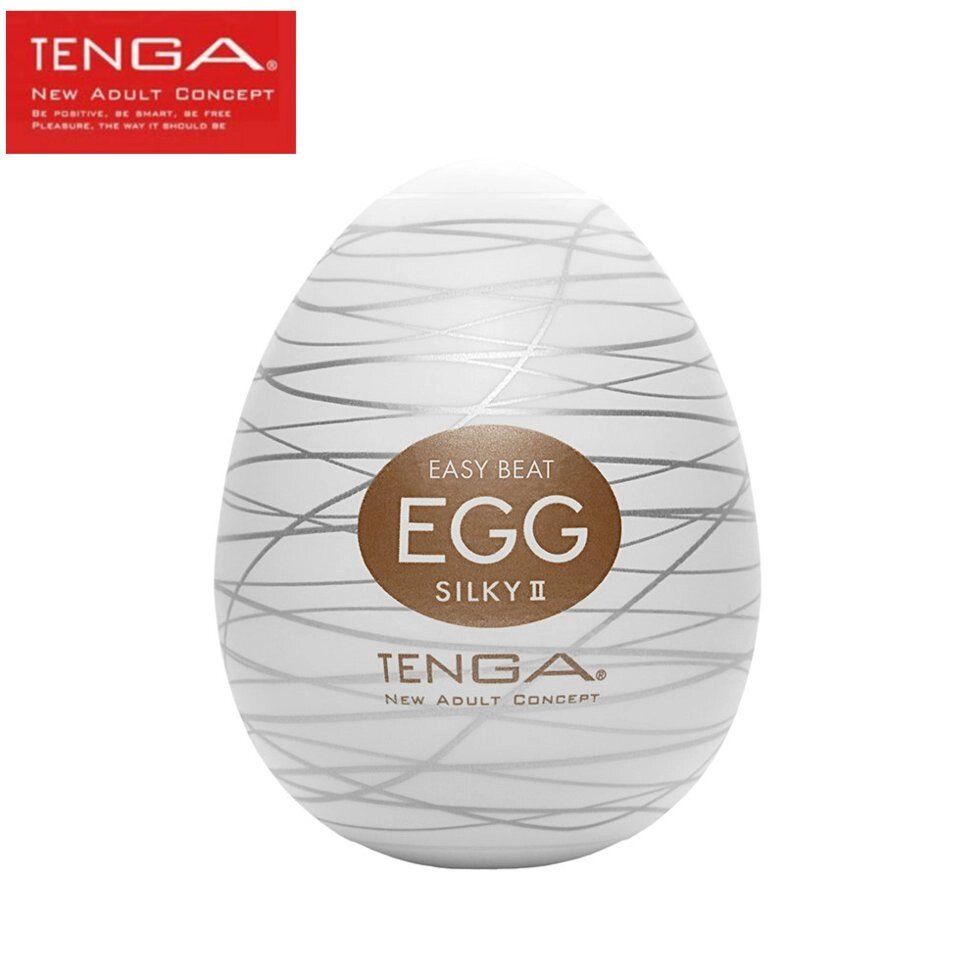 Мастурбатор Tenga Egg SILKY II Gold от компании Секс шоп "More Amore" - фото 1