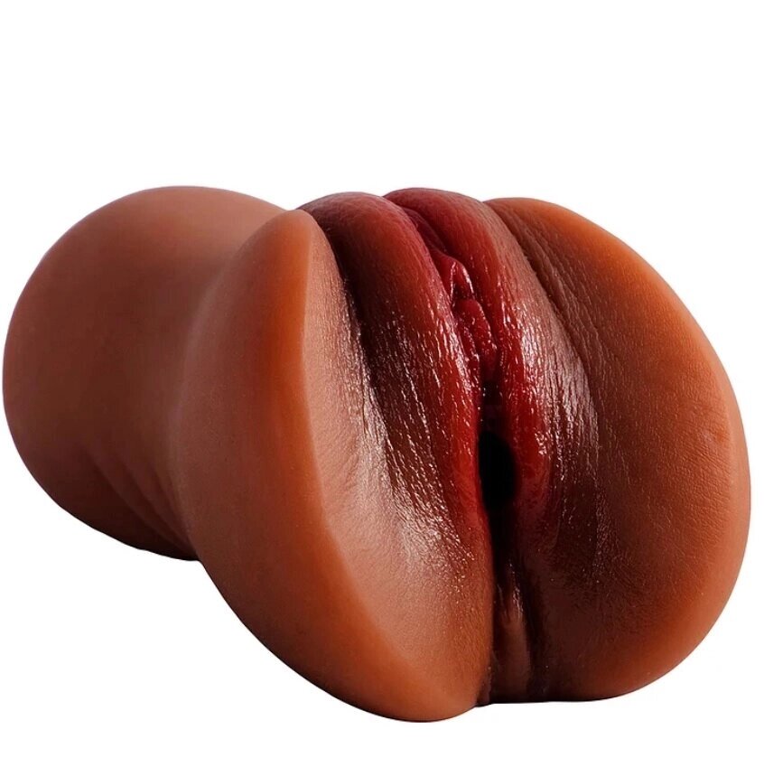 Мастурбатор в виде вагины, компактный (коричневый) от компании Секс шоп "More Amore" - фото 1