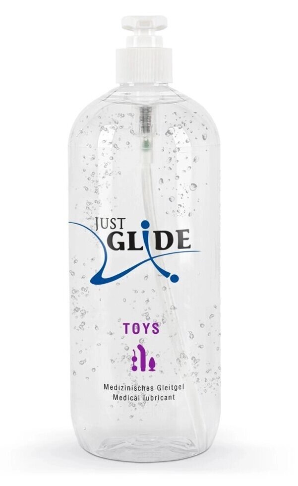Медицинский гель-лубрикант Just Glide Toy 1 л. от компании Секс шоп "More Amore" - фото 1