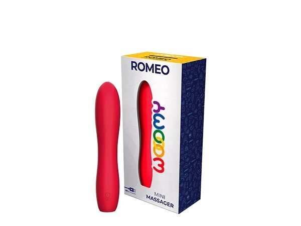 Мини вибратор Romeo от WOOOMY (13,8*2,8 см.) от компании Секс шоп "More Amore" - фото 1