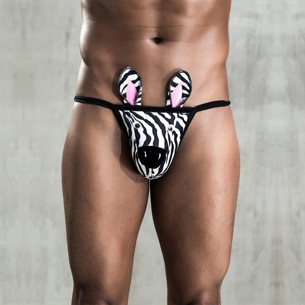 Мужские стринги Zebra от компании Секс шоп "More Amore" - фото 1
