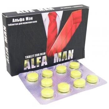 Мужские таблетки Alfa Man от компании Секс шоп "More Amore" - фото 1