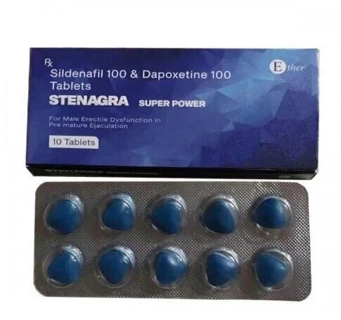 Мужской препарат STENAGRA (Sildenafil & Dapoxetine) 10 таб. от компании Секс шоп "More Amore" - фото 1