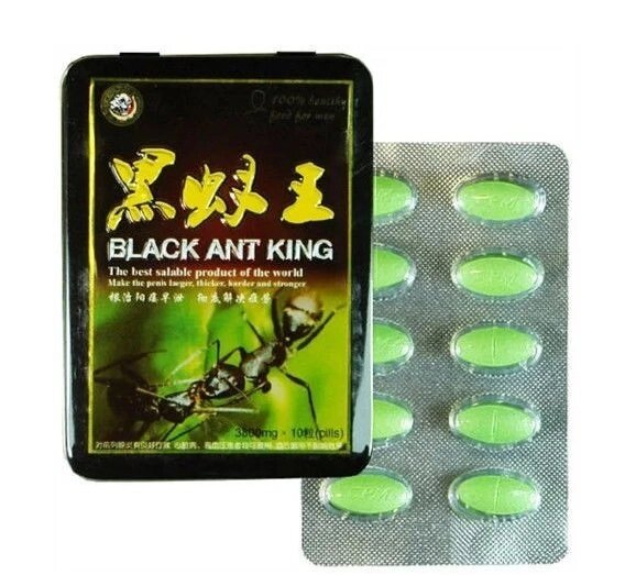 Мужской возбудитель Black Ant King (Король черных муравьев - 10 таб.) от компании Секс шоп "More Amore" - фото 1