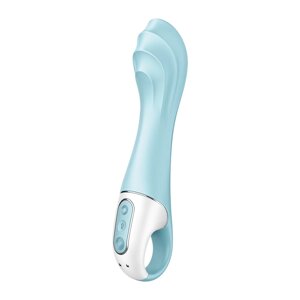 Надувной вибратор для точки-G Satisfyer Air Pump Vibrator 5+ голубой