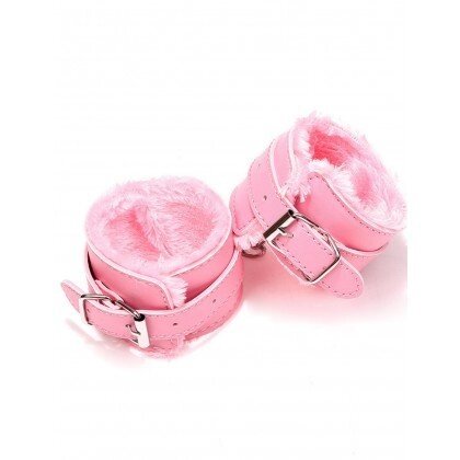 Наручники на меху SM Bondage Pink от компании Секс шоп "More Amore" - фото 1