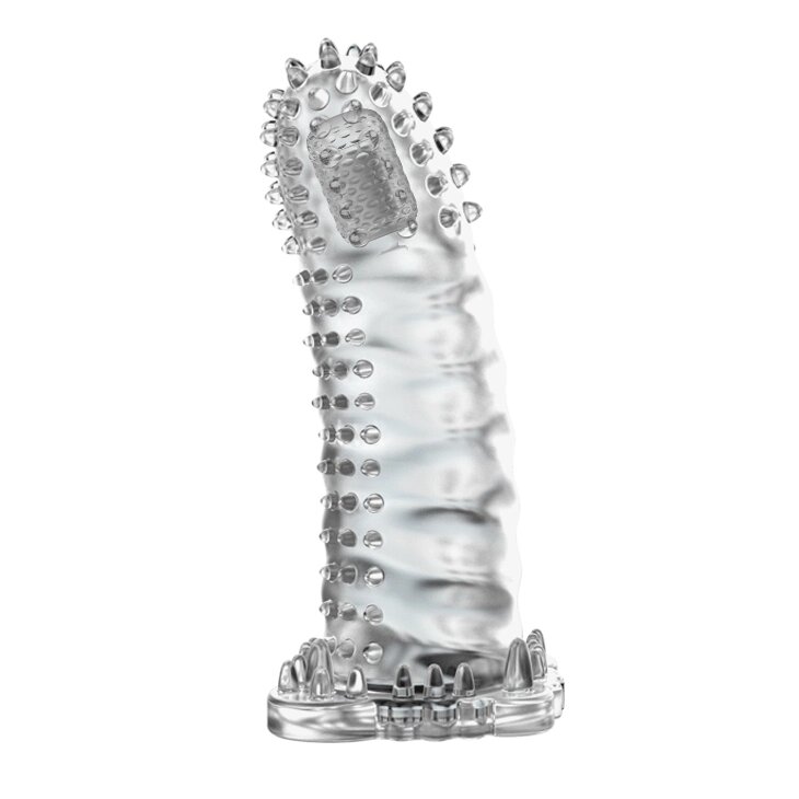 Насадка на пенис с вибрацией на кончике от компании Секс шоп "More Amore" - фото 1