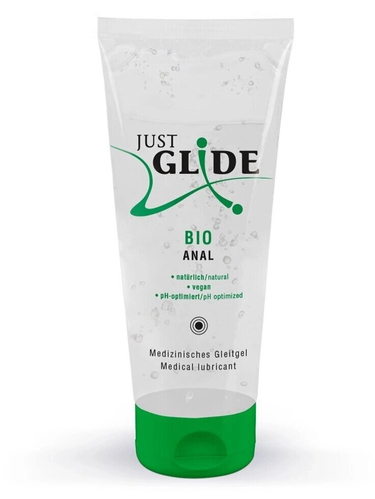 Органическая анальная смазка Just Glide Bio 200 мл. от компании Секс шоп "More Amore" - фото 1