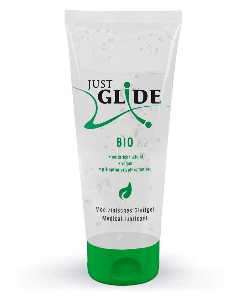 Органическая смазка на водной основе Just Glide Bio 200 мл. от компании Секс шоп "More Amore" - фото 1